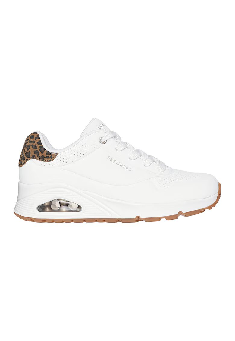 Skechers Pantofi sport wedge cu segmente cu animal print Uno Jungle Nite