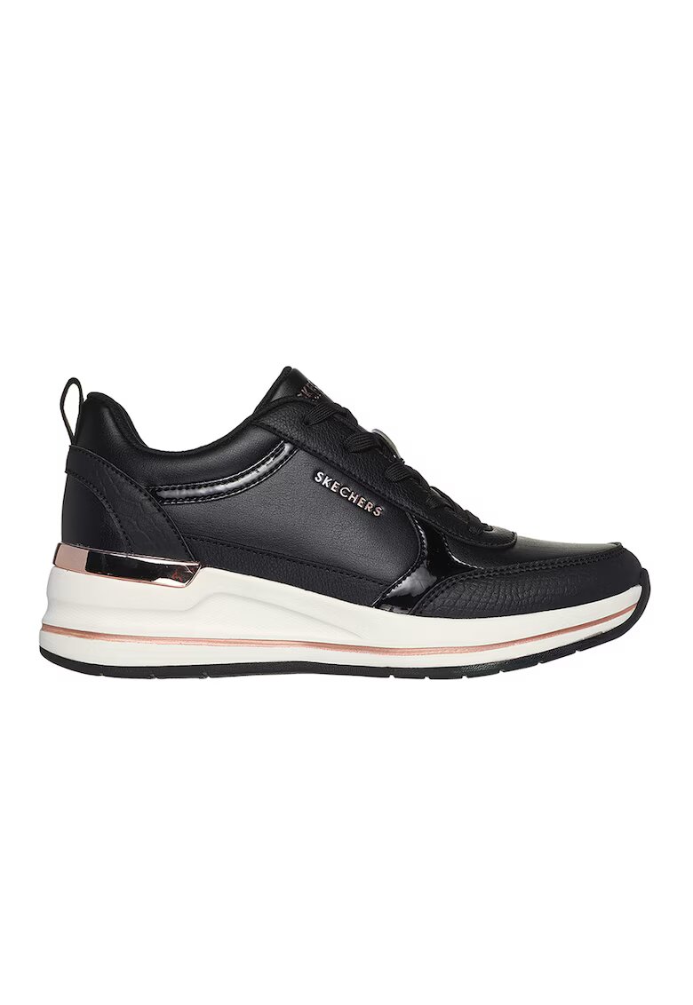 Skechers Pantofi sport wedge low-cut - Negru