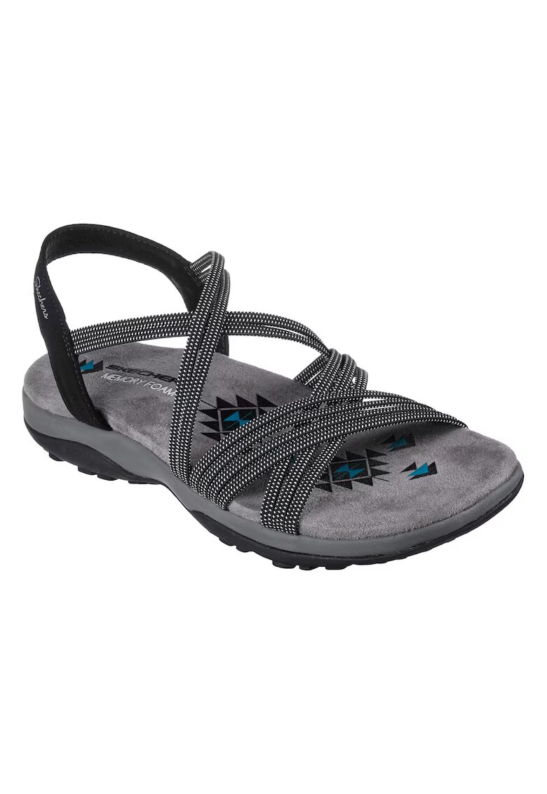 Skechers Sandale - Reggae Slim - Turn It Up 163117 - Negru