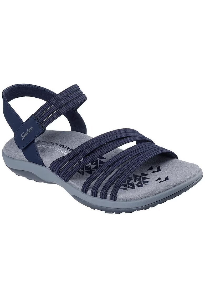 Skechers Sandale slim cu inchidere velcro Reggae - Albastru