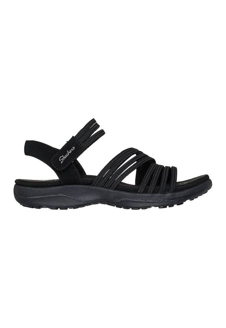 Skechers Sandale slim cu inchidere velcro Reggae - Negru