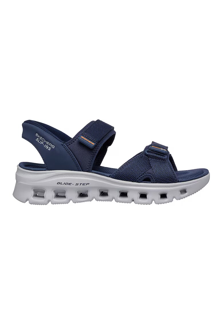 Skechers Sandale slip-ins cu talpa wedge Glide Step Pro - Bleumarin