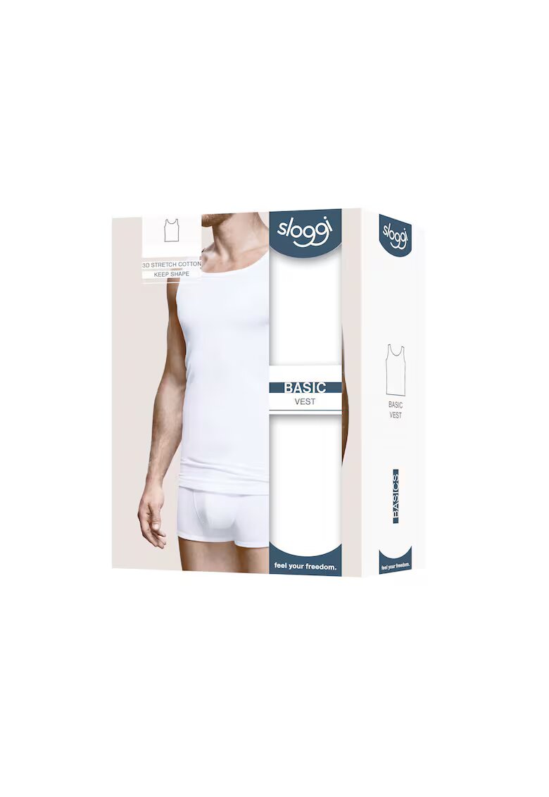 Sloggi Maiou barbati Basic SH02 Vest - Alb