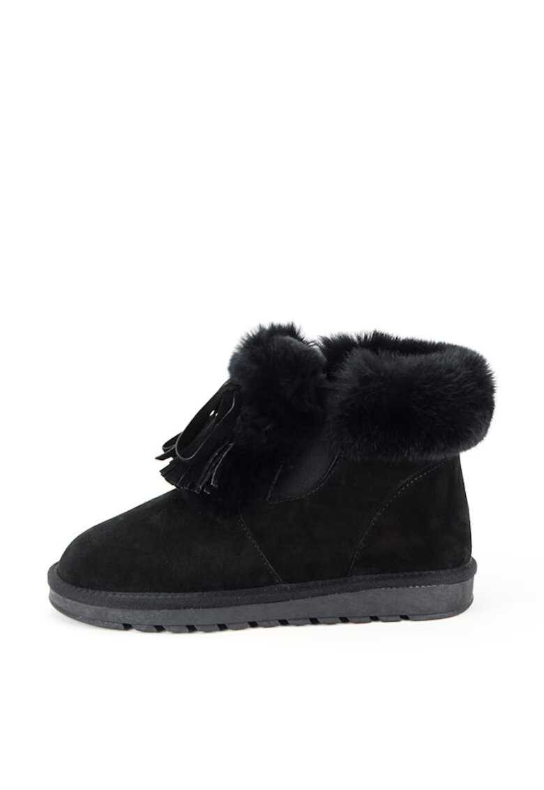 SOFILINE Ghete din piele naturala negre cu blanita 603 114 14115 - Negru