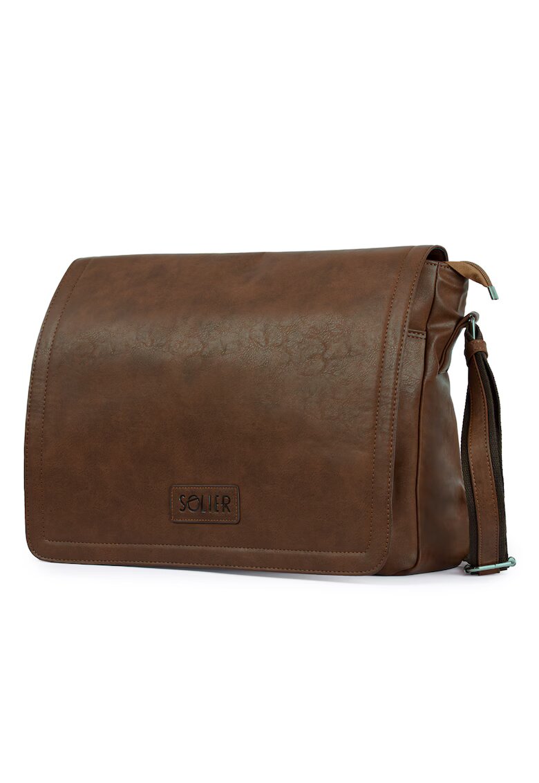 sOliver Geanta urbana maro vintage de umar pentru barbati S11