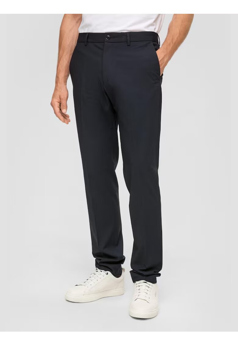 sOliver BLACK LABEL Pantaloni costum barbati cu croiala Regular Fit - Albastru