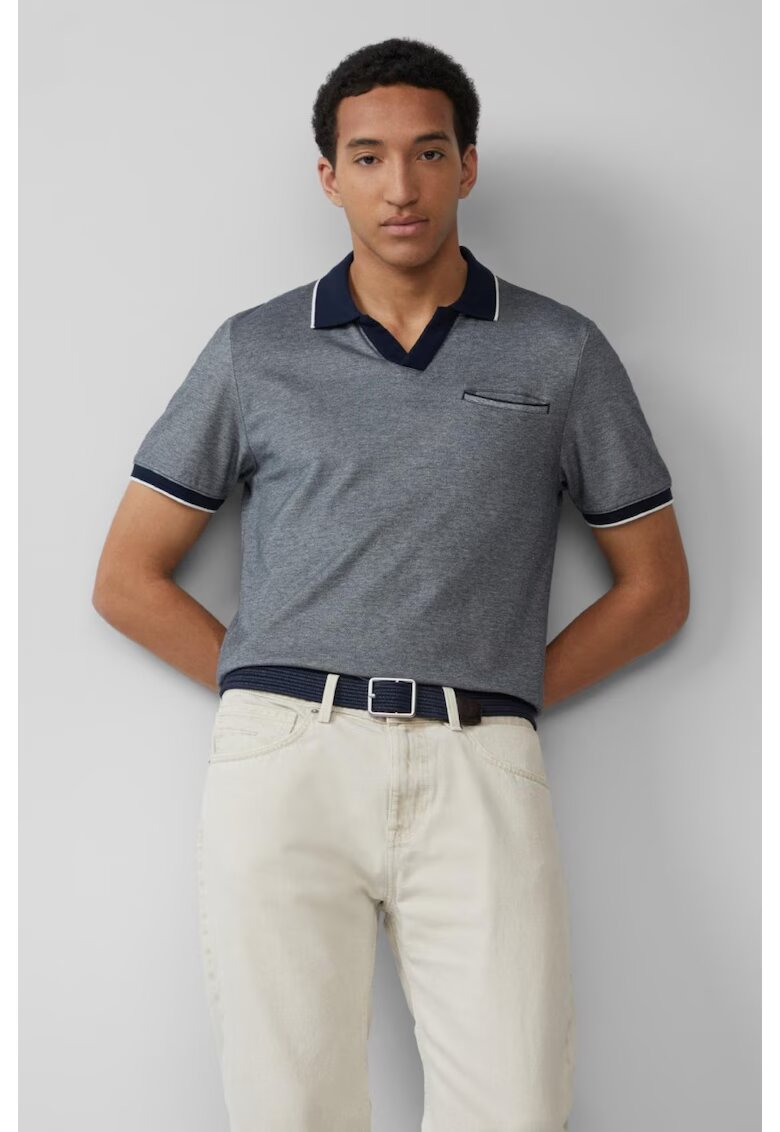 sOliver Tricou polo de bumbac - Bleumarin