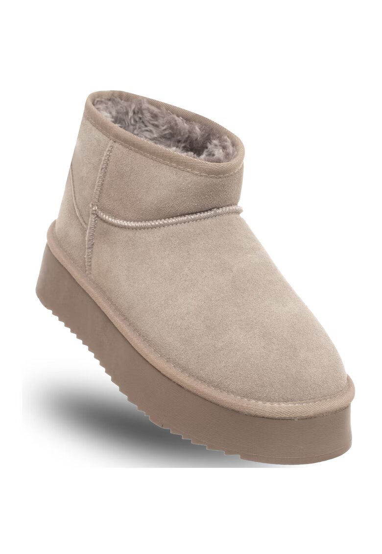 Soprani Couture Ghete dama HUGH PLATFORM - gri - piele naturala