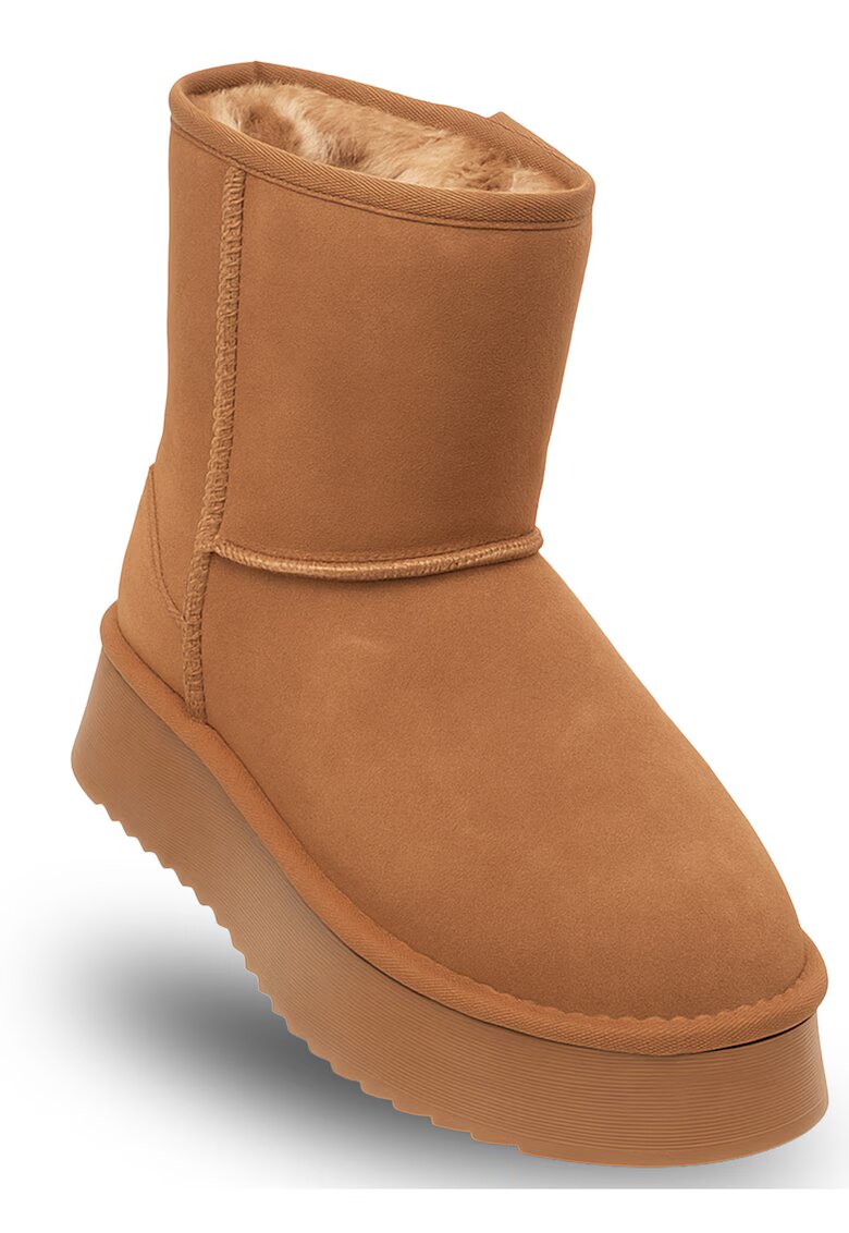 Soprani Couture Ghete dama - SCW421P09/01 TIR PLATFORM - maro - piele naturala
