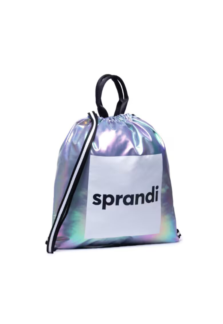 Sprandi Rucsac dama - Imitatie de piele - Argintiu