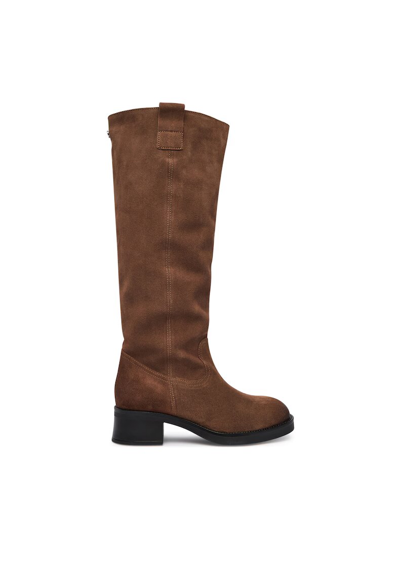 Steve Madden Cizme dama SM11003092 - piele naturala - maro