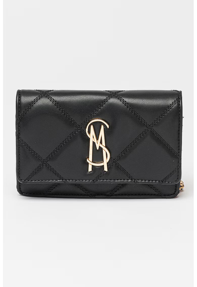 Steve Madden Geanta crossbody din piele ecologica cu aspect matlasat Endue - Auriu/Negru