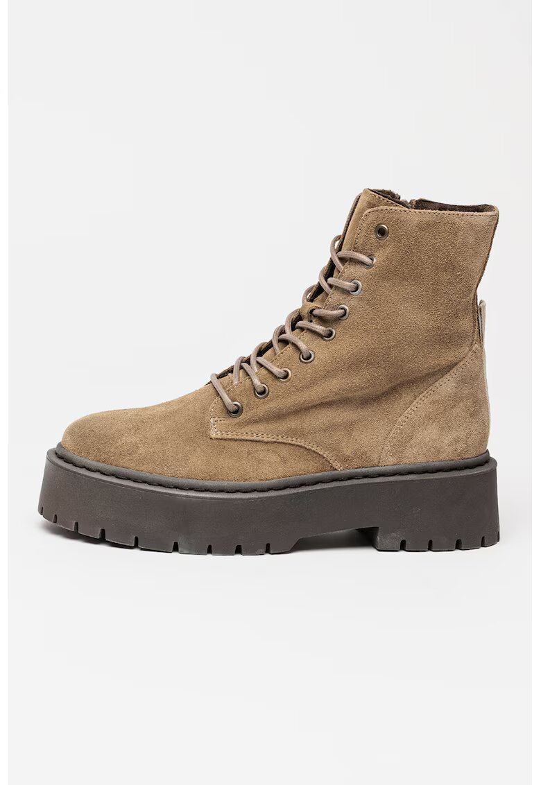 Steve Madden Ghete din piele Skylar - Maro camel
