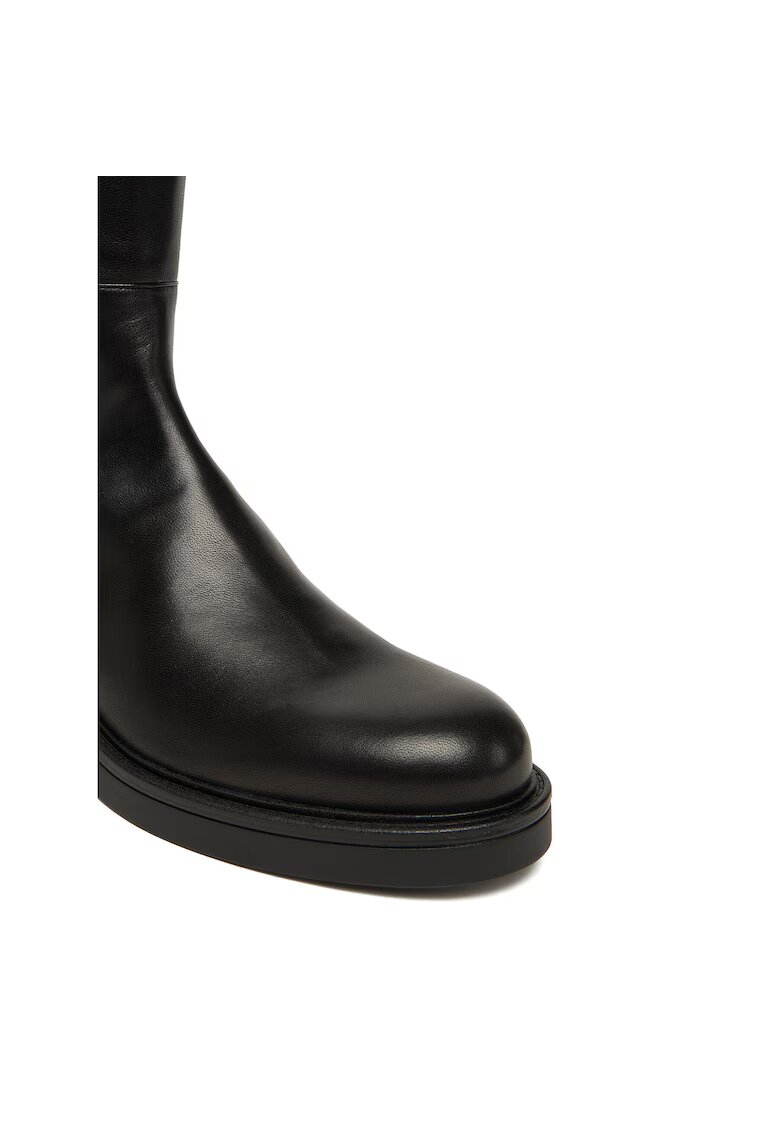 Stuart Weitzman Cizme muschetar - Black Celia SM396 - piele naturala - negru - dama