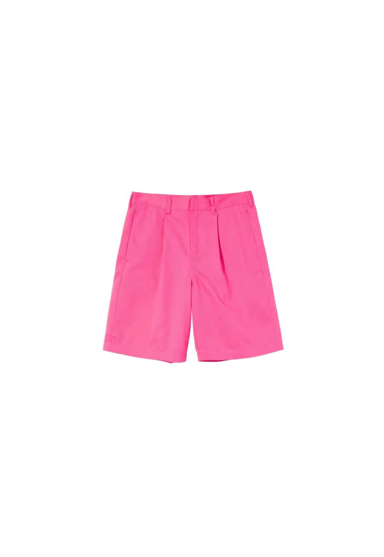 STUeSSY Pantaloni scurti dama - STUSSY - Colectia Lee Baggy - Bumbac - Roz -
