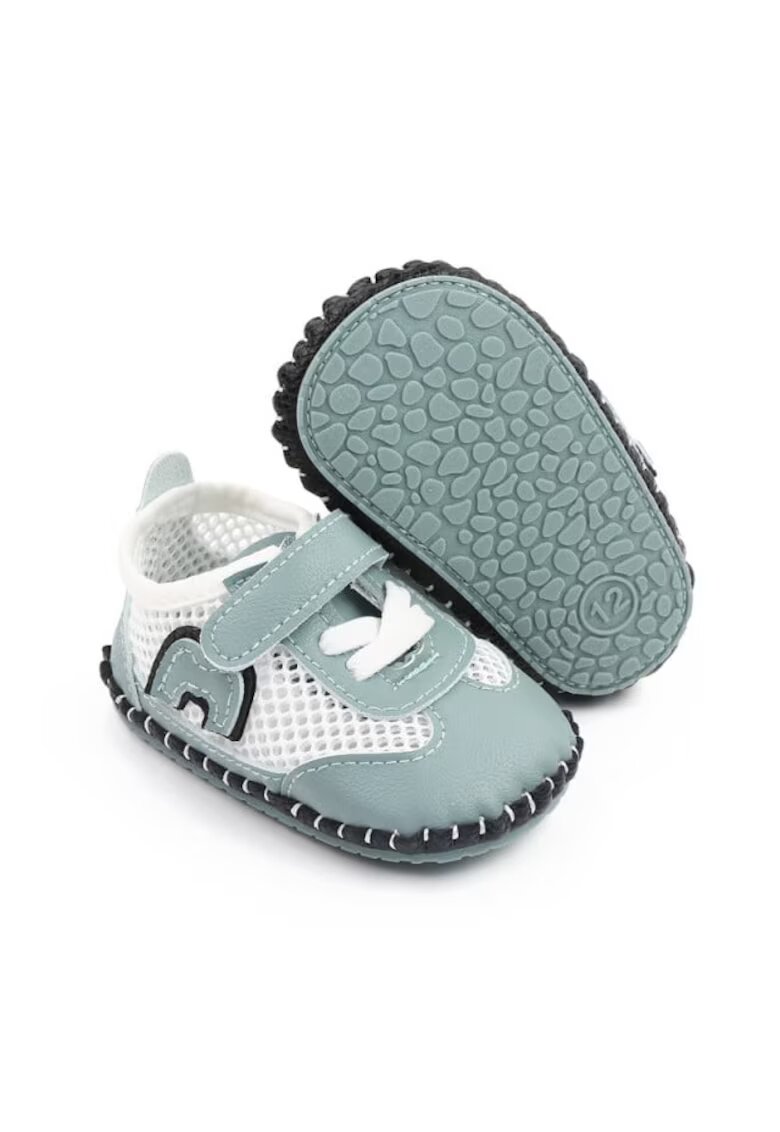 Superbaby Pantofi sport Model AL 19143 - Pentru bebelusi - Textil - Baieti - Multicolor -
