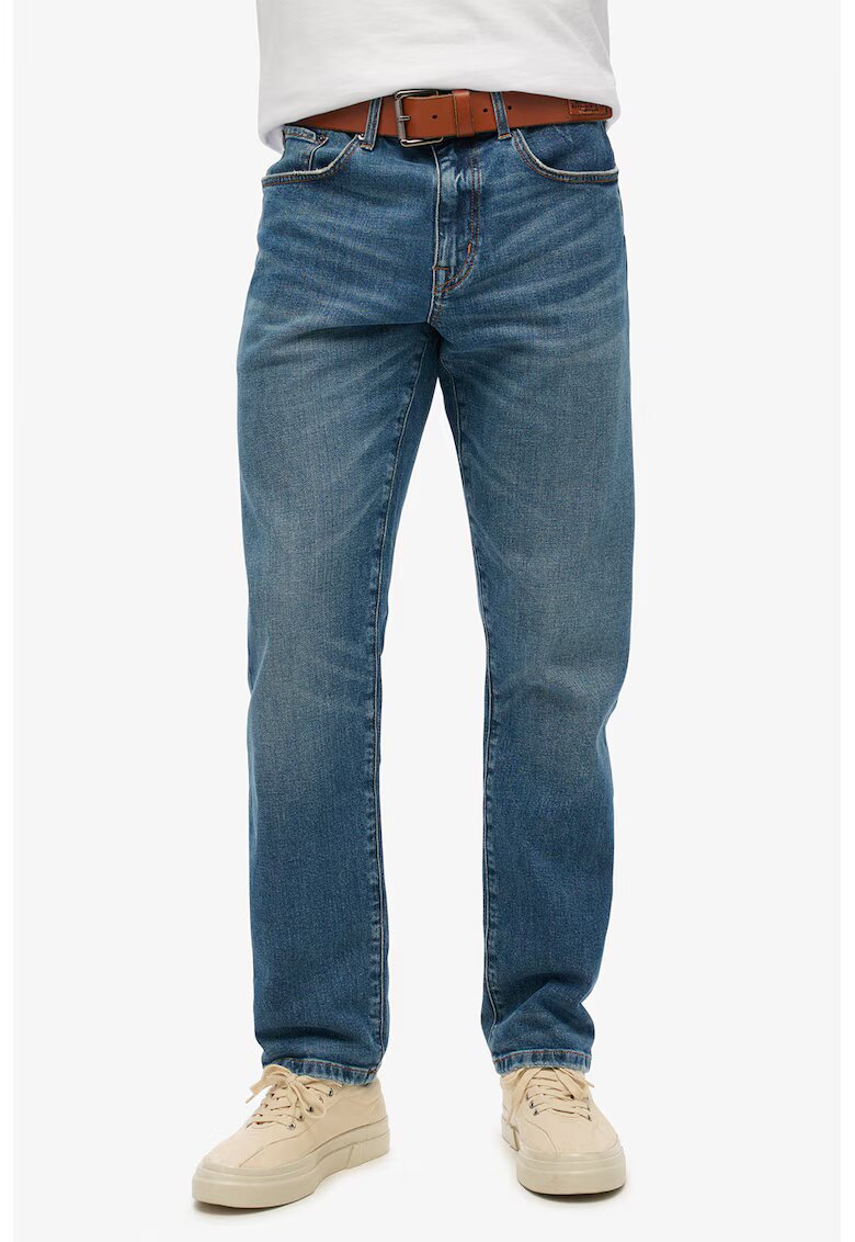 Superdry  Co Blugi drepti slim fit din amestec de bumbac organic Vintage