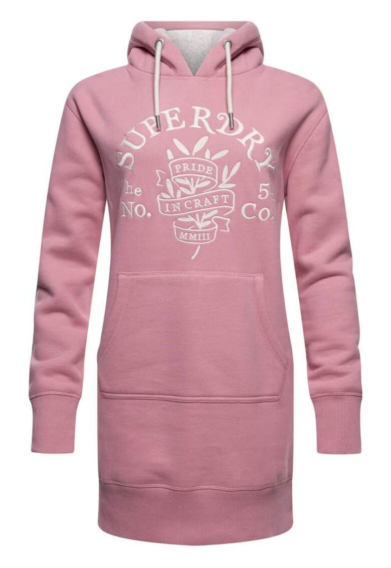 Superdry  Co Rochie dama - Superdry - Bumbac - Roz - Roz