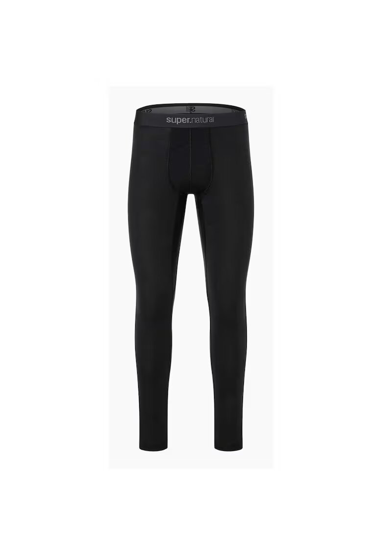 Supernatural Pantaloni de corp din amestec de lana TUNDRA175 TIGHT - pentru barbati - culoarea negru - Negru