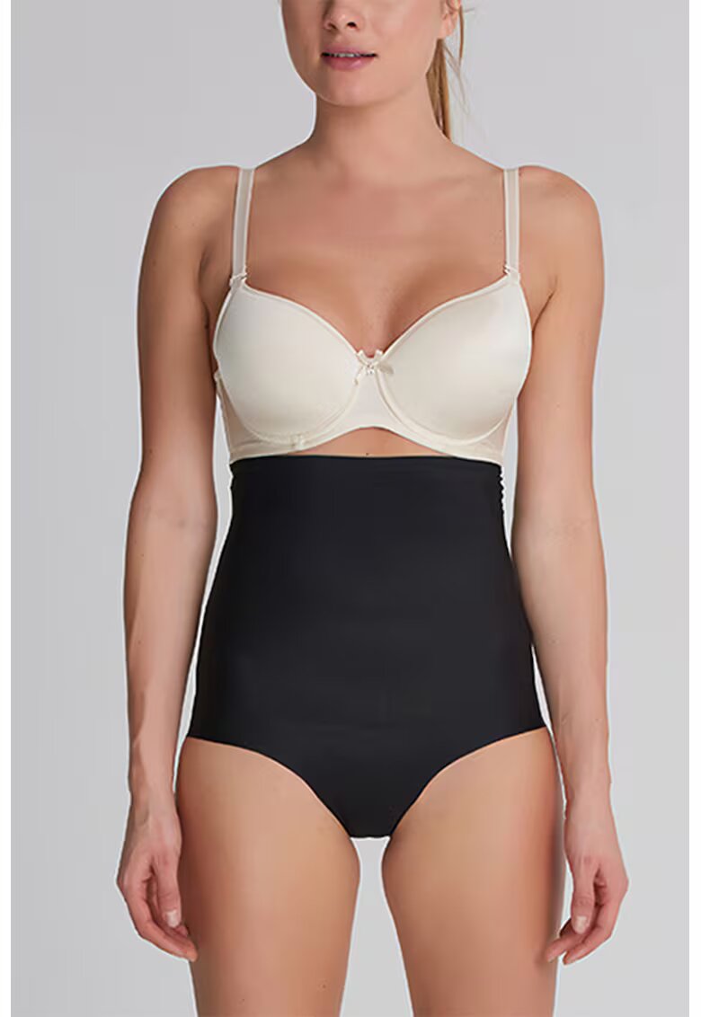 Suwen Chiloti cu talie inalta fara cusaturi cu efect modelator - Negru