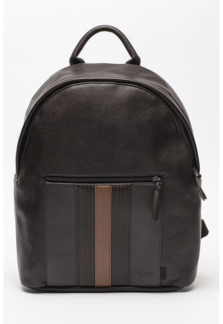 Ted Baker Rucsac de piele ecologica Esentle - Maro inchis