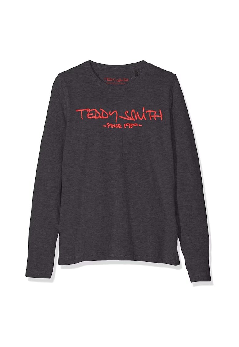 Teddy Smith Bluza pentru copii Ticlass cu maneca lunga - gri -