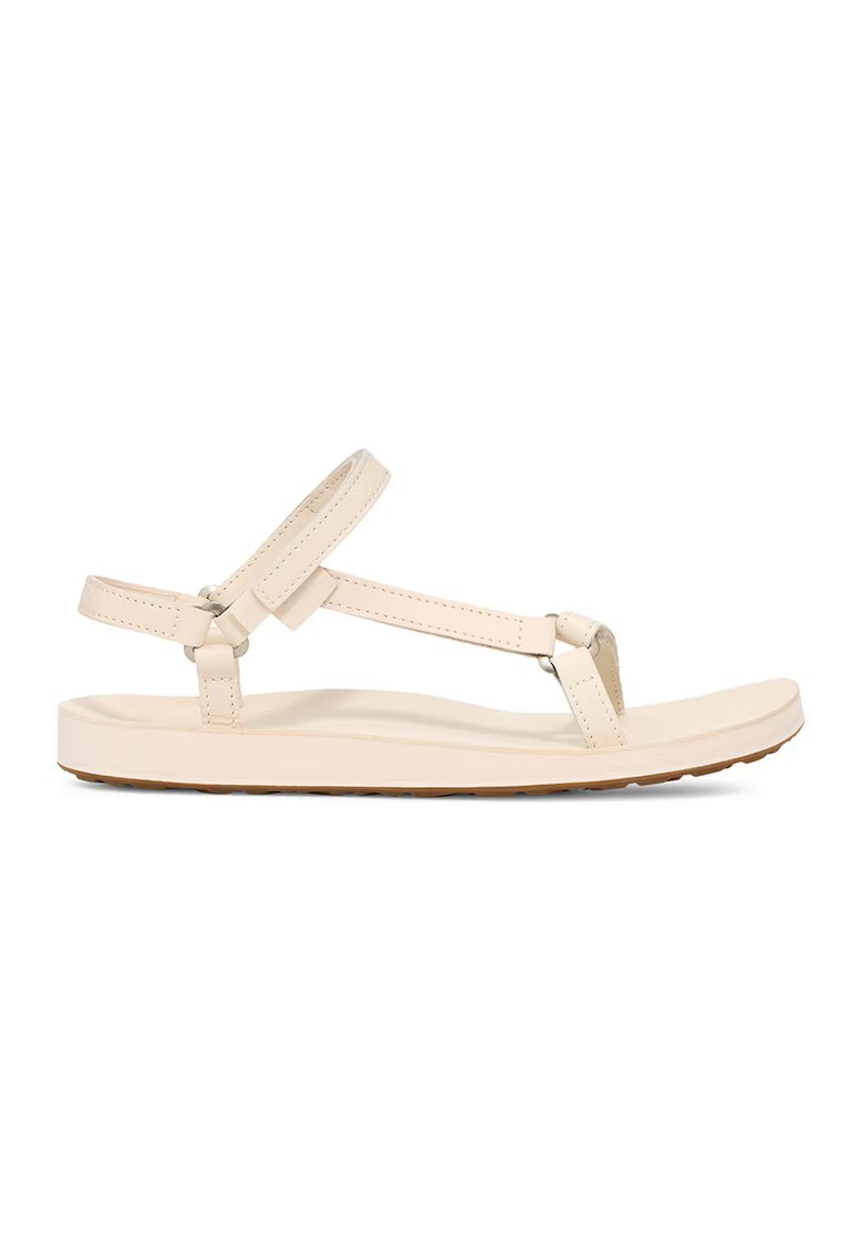 Teva Sandale de piele cu velcro Original Universal Slim - Bej