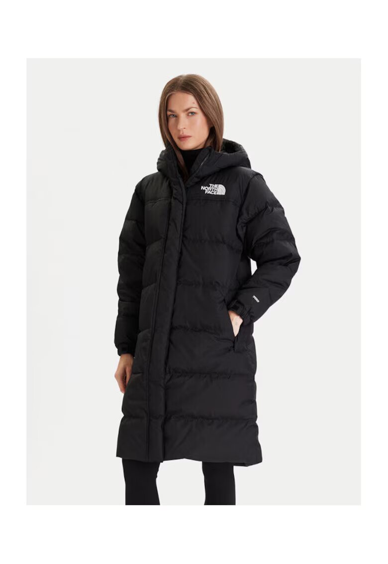 The North Face Geaca de puf dama negru - fabrica usoara