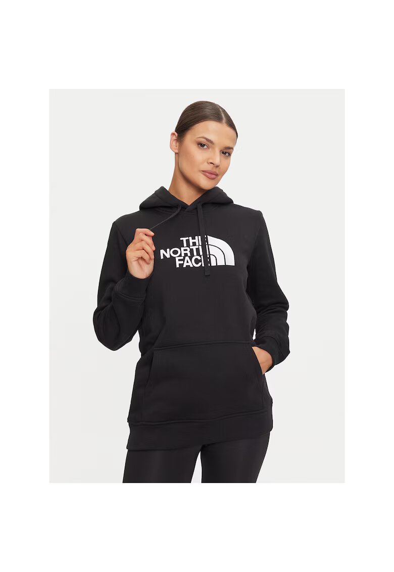 The North Face Hanorac sport dama negru - bumbac -