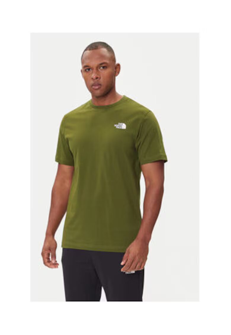 The North Face Tricou Barbati - Verde - 100% bumbac