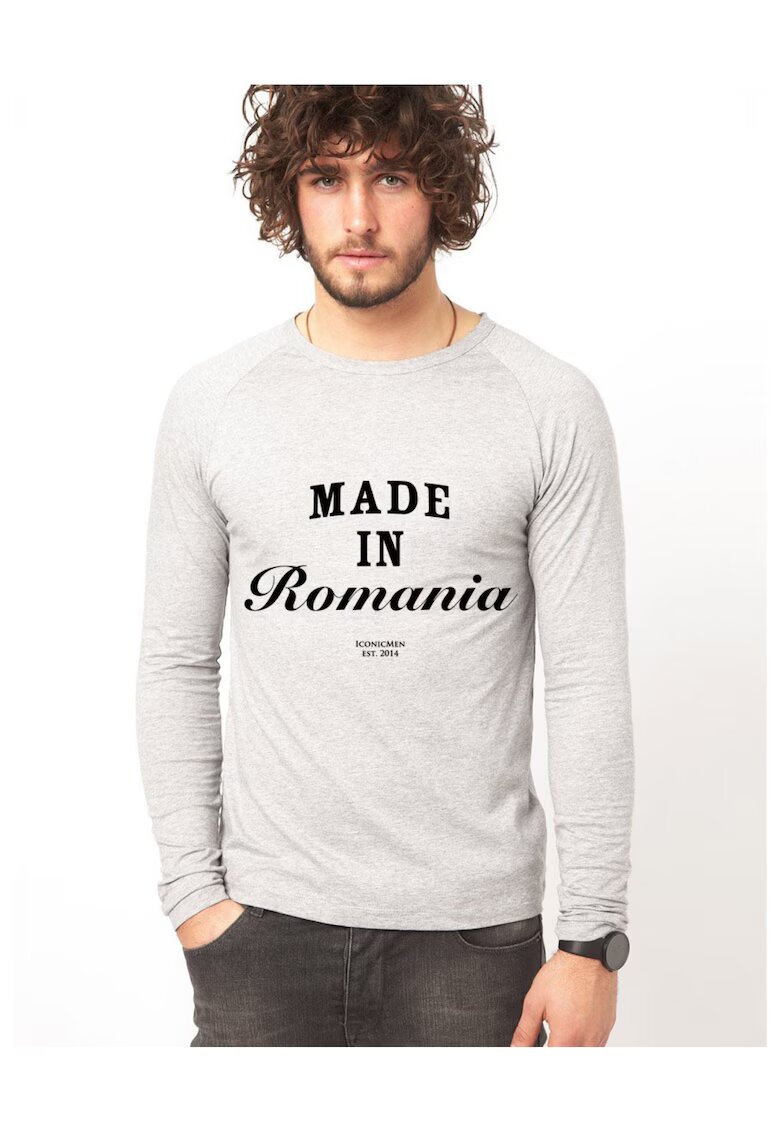 THEICONIC Bluza - barbati - Made in Romania1 - Gri
