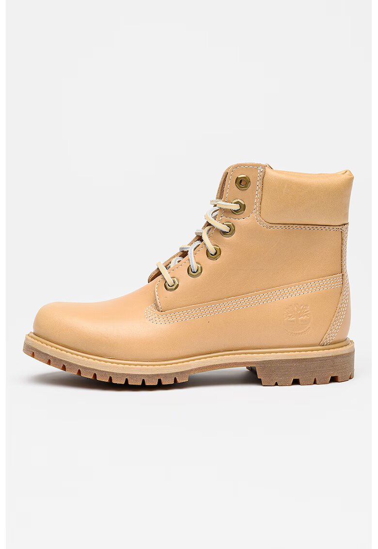 Timberland Bocanci impermeabili de piele Premium - Bej deschis