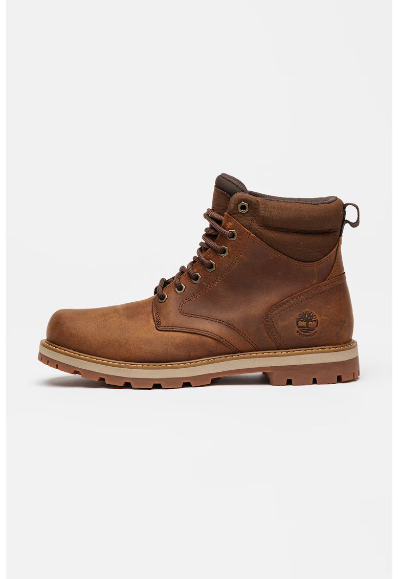 Timberland Bocanci impermeabili din piele Britton Road - Maro cognac