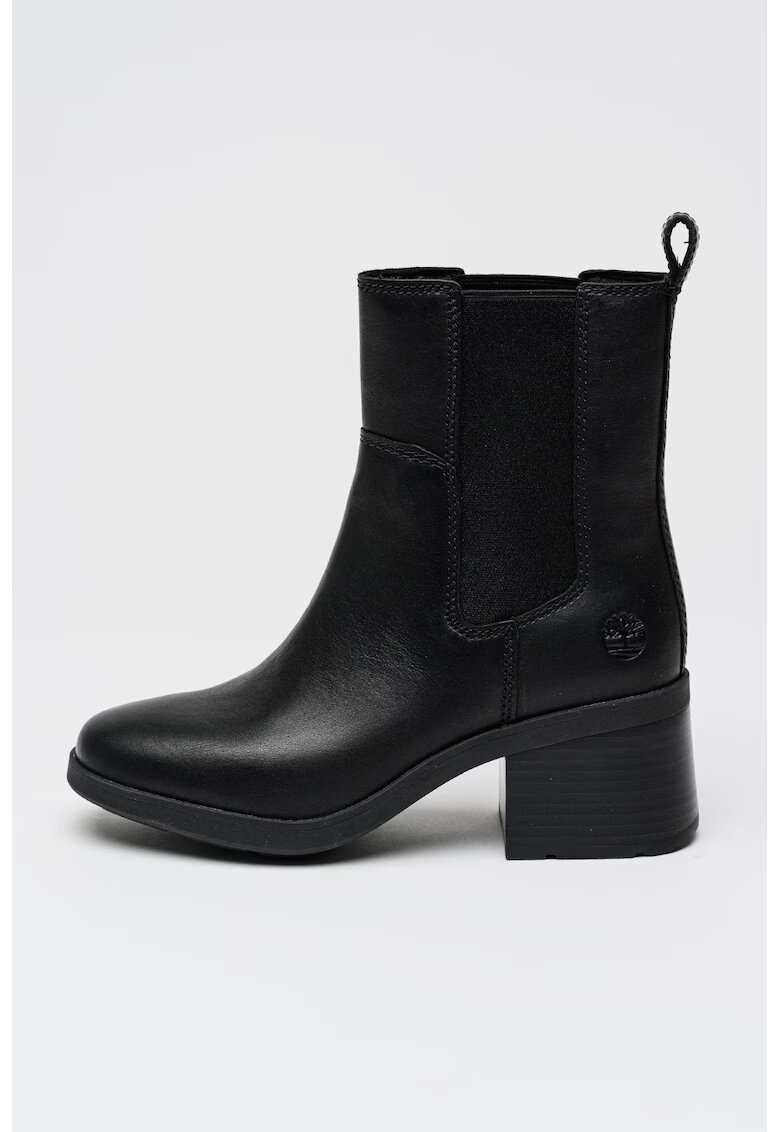Timberland Botine Chelasea cu toc masiv Bellevaux - Negru