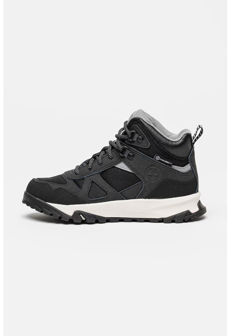 Timberland Cizme impermeabile mid-high cu sireturi - pentru drumetii Lincoln Peak - Negru stins