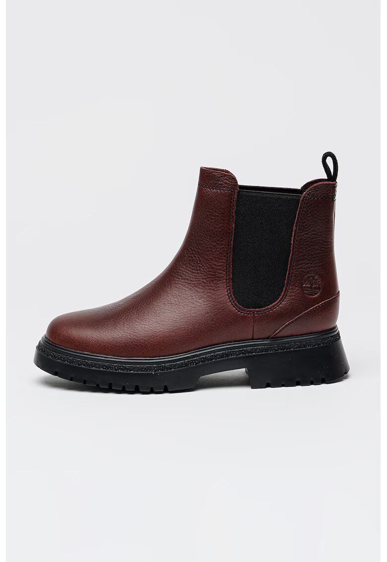 Timberland Ghete Chelasea de piele Cambria Valley - Visiniu