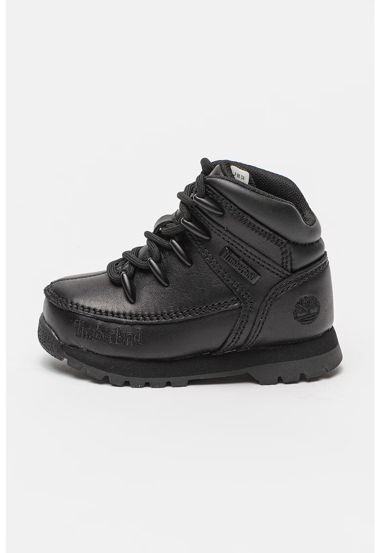 Timberland Ghete de piele cu sireturi - Negru stins