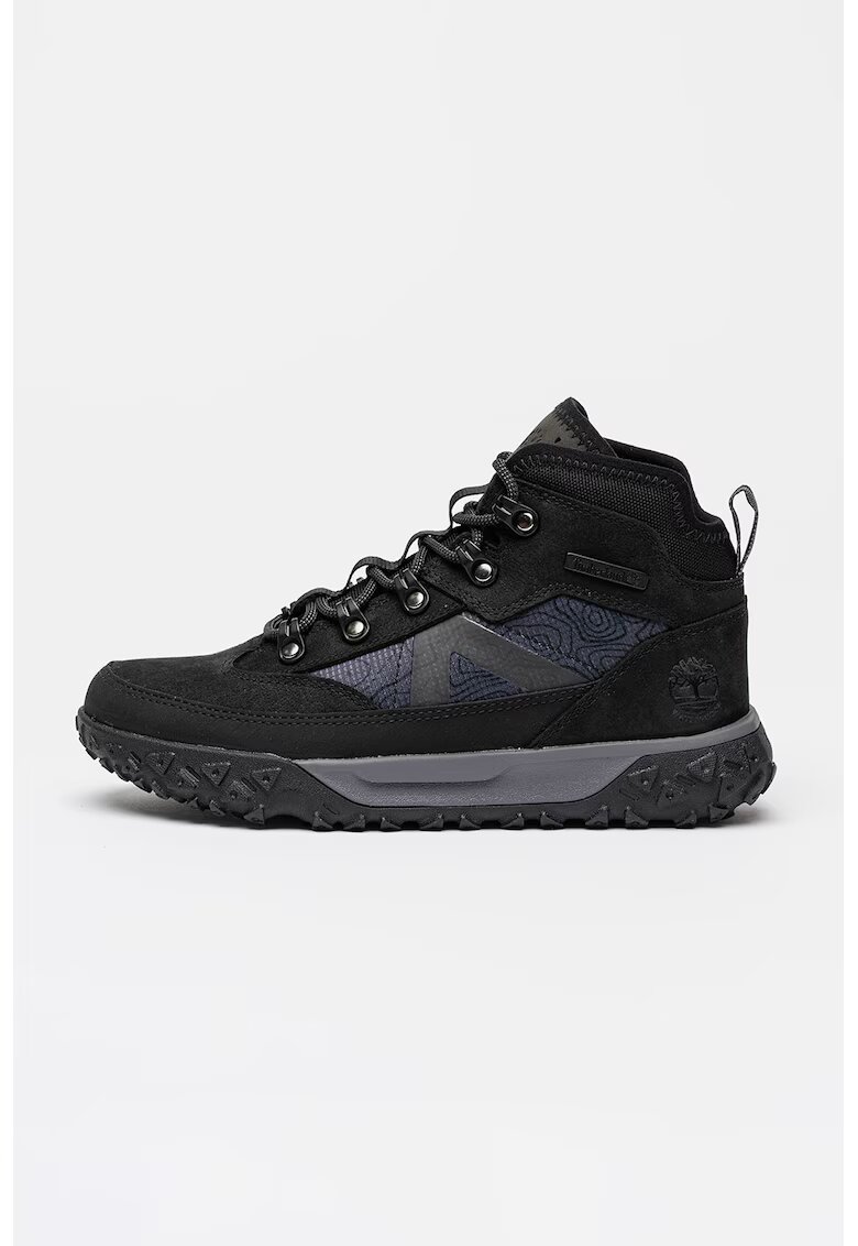 Timberland Ghete impermeabile mid-high cu sireturi Greenstride Motion 6 - Negru