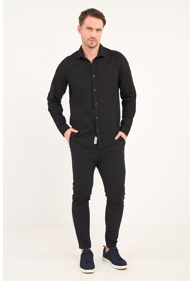 Timeout Pantaloni chino cu snur - Negru