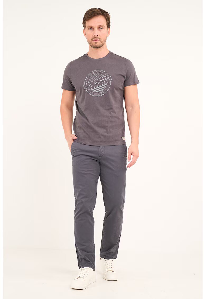 Timeout Pantaloni cu buzunare oblice - Gri inchis