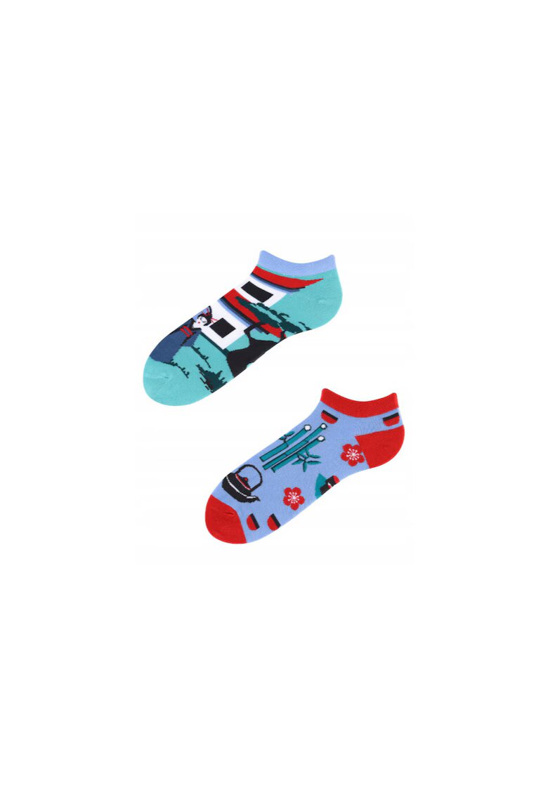 Todo Socks Sosete barbatesti pe glezna - ToDo - Model Tanuki Japan - Multicolor