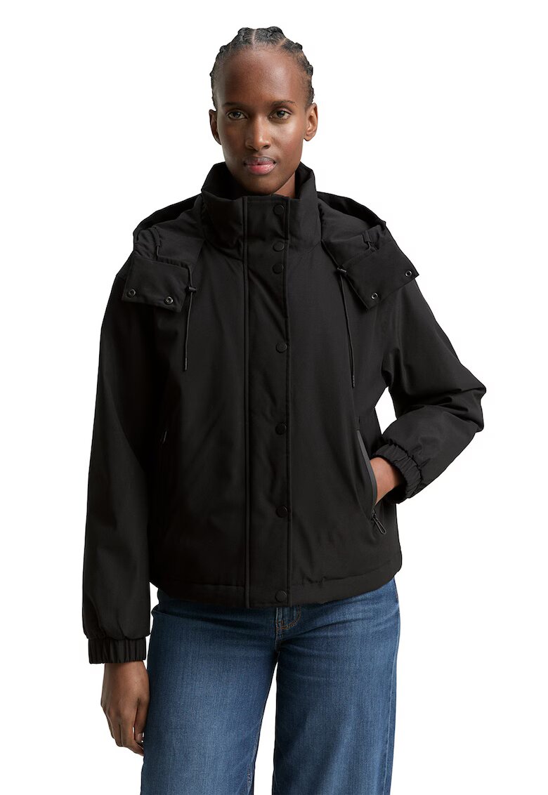 Tom Tailor Geaca cu gluga - Negru