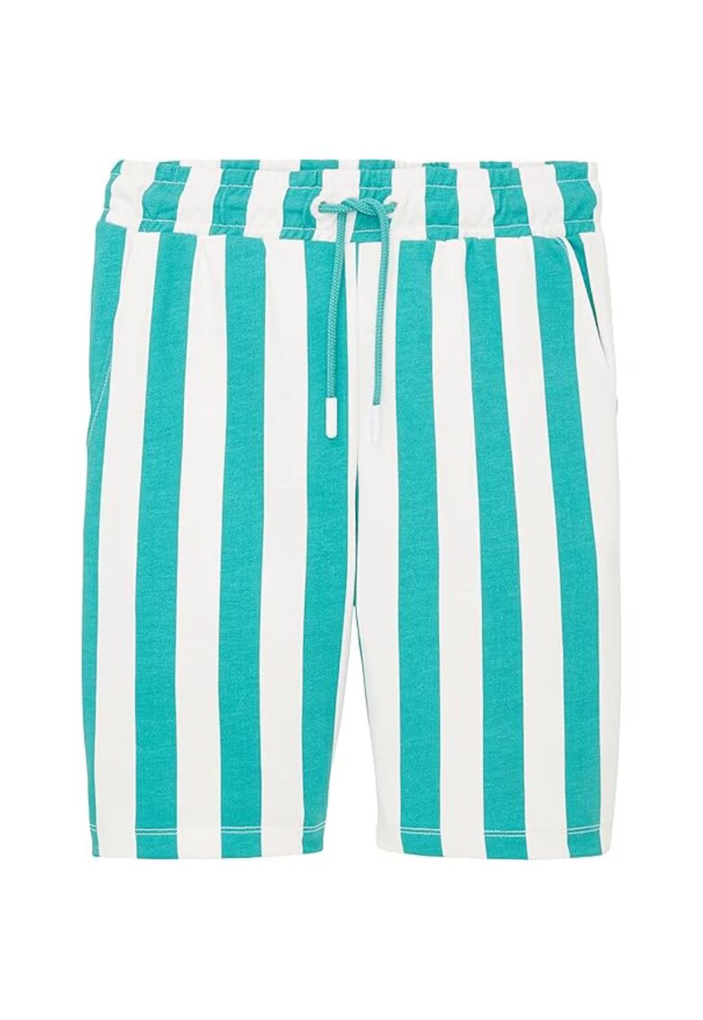 Tom Tailor Pantaloni scurti cu dungi si talie ajustabila -