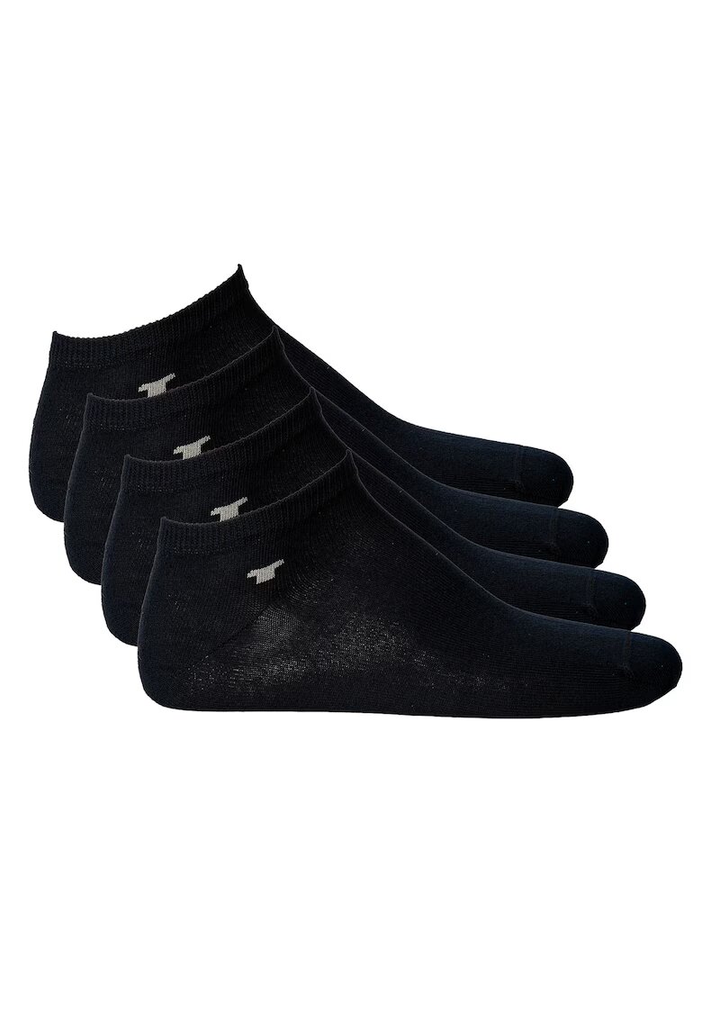 Tom Tailor Set de sosete unisex pana la glezna - 4 perechi - Bleumarin