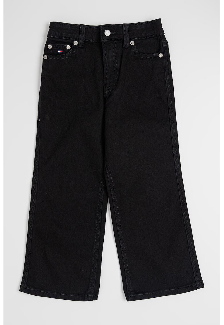 Tommy Hilfiger Blug cu croiala ampla - Negru