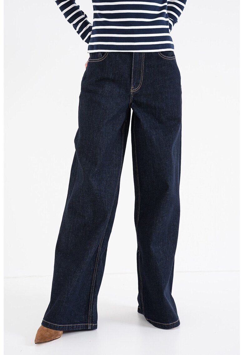 Tommy Hilfiger Blugi cu croiala ampla si talie inalta