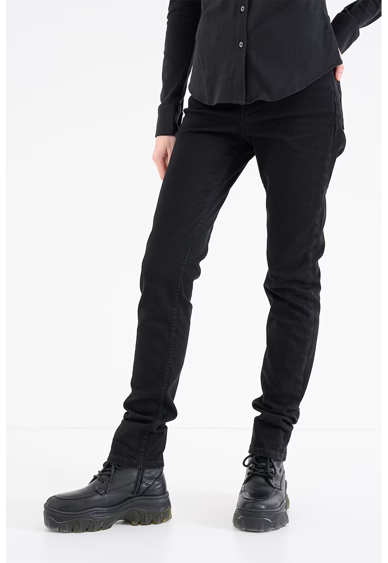 Tommy Hilfiger Blugi slim fit cu model cu 5 buzunare - Negru