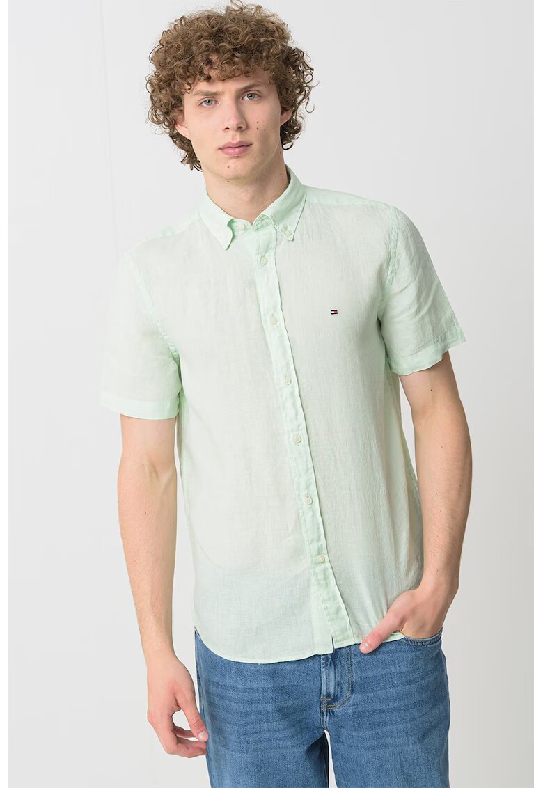 Tommy Hilfiger Camasa regular fit de in - Verde pal