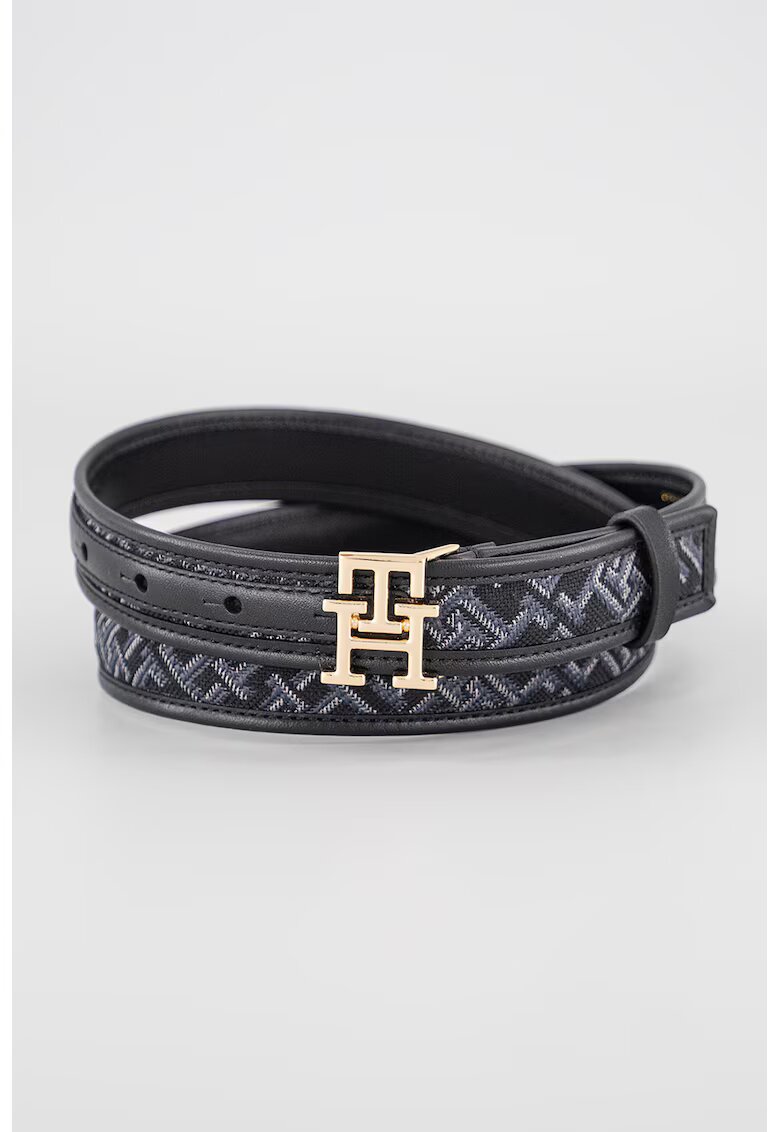 Tommy Hilfiger Curea cu catarama cu nit Modern - Negru