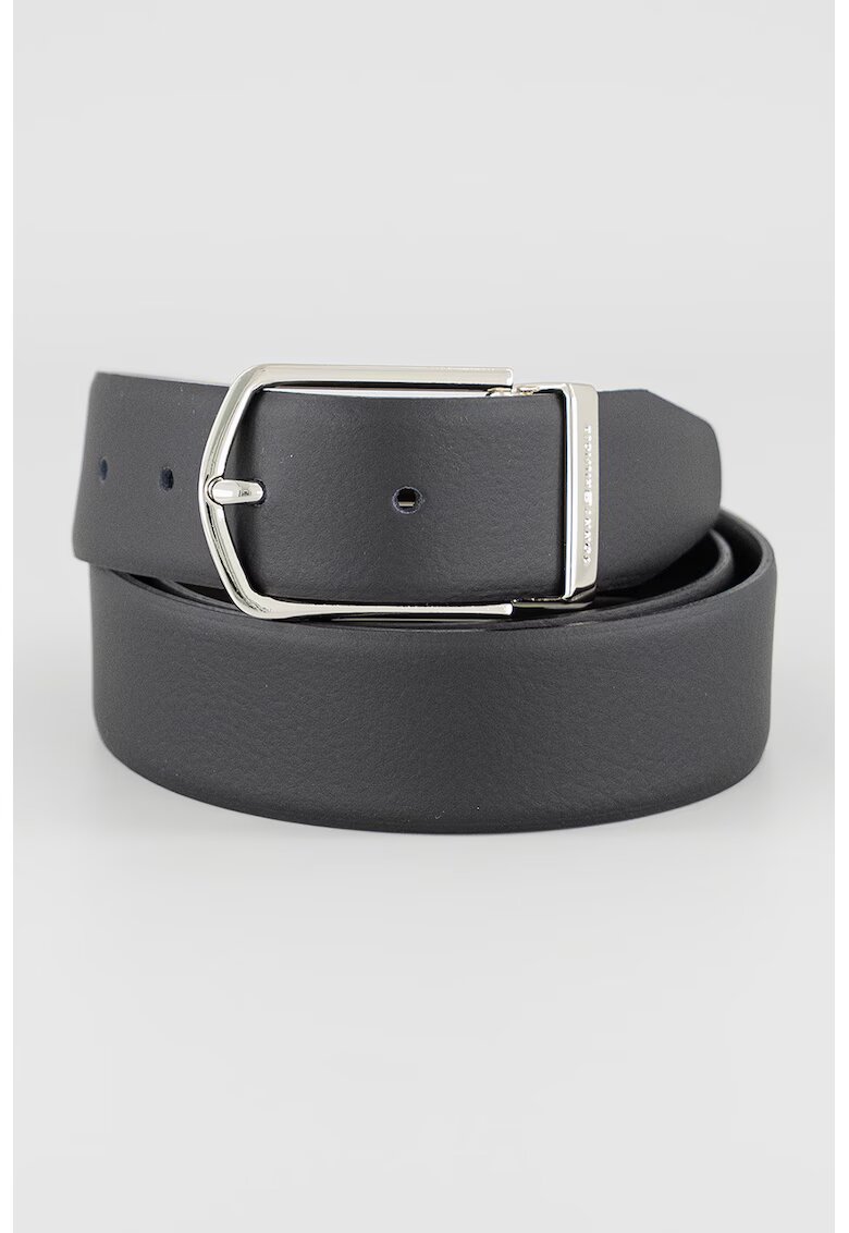 Tommy Hilfiger Curea uni de piele - Negru